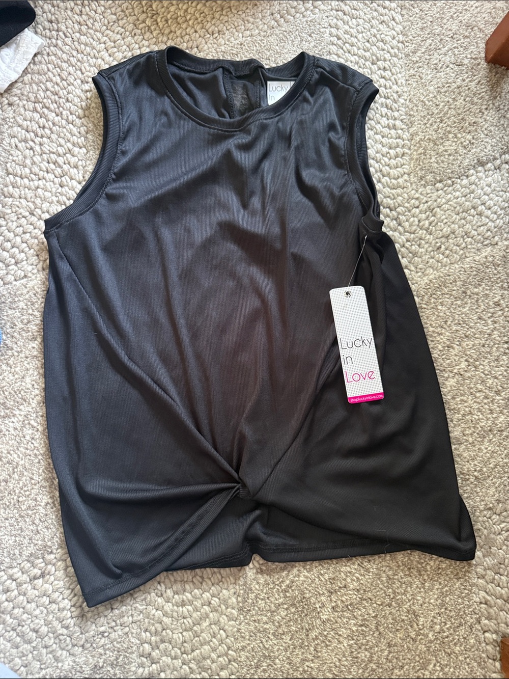 NWT lucky in love workout tank